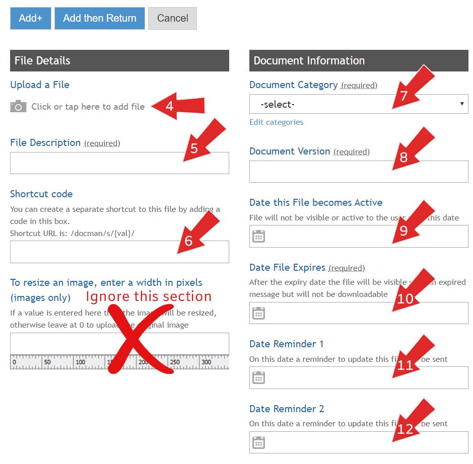 Complete The Form Fields